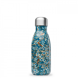 Bouteille QWETCH Flowers bleu
